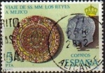 Stamps Spain -  España 1978 2493 Sello º Viaje  de SS. MM. los Reyes a Hispanoamérica Calendario Azteca Timbre Espag