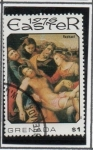Stamps Grenada -  Entierro d`Cristo