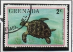 Stamps Grenada -  Flora y Fauna: Tortuga Carey