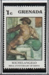 Stamps Grenada -  Michelangelo:  David
