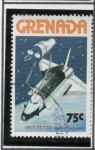 Stamps Grenada -  Transbordador colocación d' Satélites