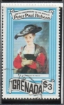 Stamps Grenada -  Rubens: Susana Fourment