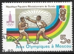 Stamps Guinea -  Juegos Olimpicos de Verano 1980 - Moscow
