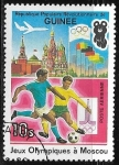 Stamps : Africa : Guinea :      Summer Olympic Games 1980 - Moscow