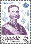 Stamps Spain -  ESPAÑA 1978 2503 Sello Nuevo Reyes de España Casa de Borbon Alfonso XII
