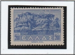 Stamps Greece -  Pantokratoros Monasterio y Puerto