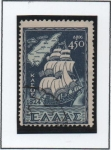 Stamps Greece -  Navio d' 1814