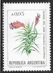 Stamps Argentina -  Flores - Clavel del Aire