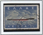 Stamps Greece -  Petrolero