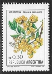 Stamps Argentina -  Flores - Flor de Carnaval 