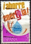 Stamps Spain -  ESPAÑA 1979 2508 Sello Ahorro de Energía. Automóvil Usado