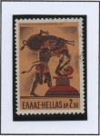 Stamps Greece -  Los Trabajos d' Hércules:  Hércules y l' Boa Erymanthian
