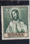 Stamps Spain -  La Oración en el huerto-Greco-(47)