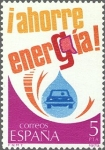Stamps Spain -  ESPAÑA 1979 2508 Sello Nuevo Ahorro de Energía. Automóvil