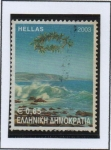 Stamps Greece -  Corona d' laurel sobre Costa