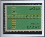 Stamps Greece -  Europa 71