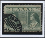 Stamps : Europe : Greece :  Reinas Olga y Sofia