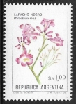 Stamps Argentina -  Flores - Lapacho Negro (Tabebuia impetiginosa)