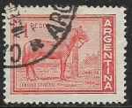 Stamps Argentina -  Horse (Equus ferus caballus)