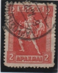 Stamps Greece -  Mercurio