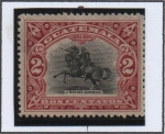 Stamps Guatemala -  Estatua d' Justo. R.Barrios