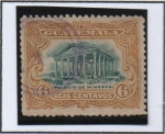 Stamps Guatemala -  Templo d' Minerva