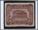 Stamps Guatemala -  Templo d' Minerva
