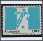 Stamps Guatemala -  IX Juegos Pan-Americanos ( Caracas)