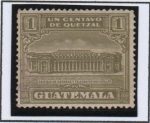 Sellos de America - Guatemala -  Edificio ' Telégrafos