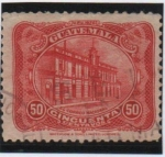 Stamps Guatemala -  Oficina Postal d' l' Ciudad d' Guatemala