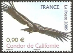 Stamps France -  4375 - animales desaparecidos a amenazados, condor de california
