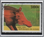 Stamps : Africa : Guinea :  Animales Salvajes: Phacochoerus Aethiopicus