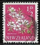 Stamps New Zealand -  Flores - Manuka