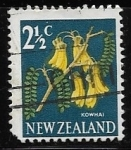 Sellos de Oceania - Nueva Zelanda -  Flores - Kowhai