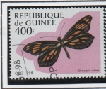 Stamps Guinea -  Mariposas: 	Dismorphia cubana