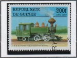 Stamps : Africa : Guinea :  Locomotoras: 	Baldwin Works 0-4-0