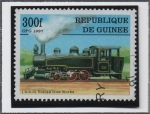 Stamps Guinea -  Locomotoras:  Vulcan Iron Works  0-6-0
