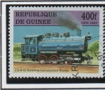 Stamps : Africa : Guinea :  Locomotoras: 	Baldwin Works 0-6-0