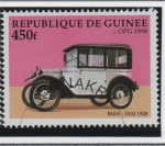 Stamps Guinea -  Coches BMW-Dixi (1928)