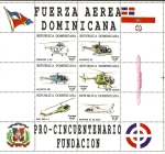 Stamps America - Dominican Republic -  Helicópteros
