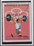 Stamps Guinea -  Juegos Olimpicos d' Atlanta: Pesas