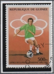 Stamps Guinea -  Juegos Olimpicos d' Atlanta: Futbol