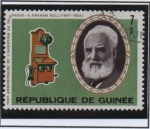 Stamps : Africa : Guinea :  A.G.Bell teléfono d