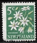 Stamps New Zealand -  Flores - Pikiarero