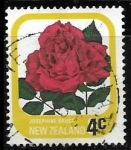Sellos de Oceania - Nueva Zelanda -  Flores - Josephine Bruce
