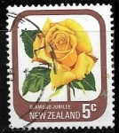 Sellos de Oceania - Nueva Zelanda -  Flores - Diamond Jubilee