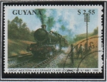Stamps Guyana -  Locomotoras: Grage Class