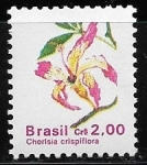 Sellos de America - Brasil -  Flora Brasilera = Chorisia crispiflora