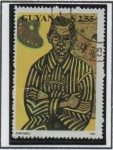 Sellos de America - Guyana -  Pintores: Man Wearing, Joan Miro