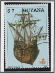 Stamps Guyana -  Barcos: Sata Maria